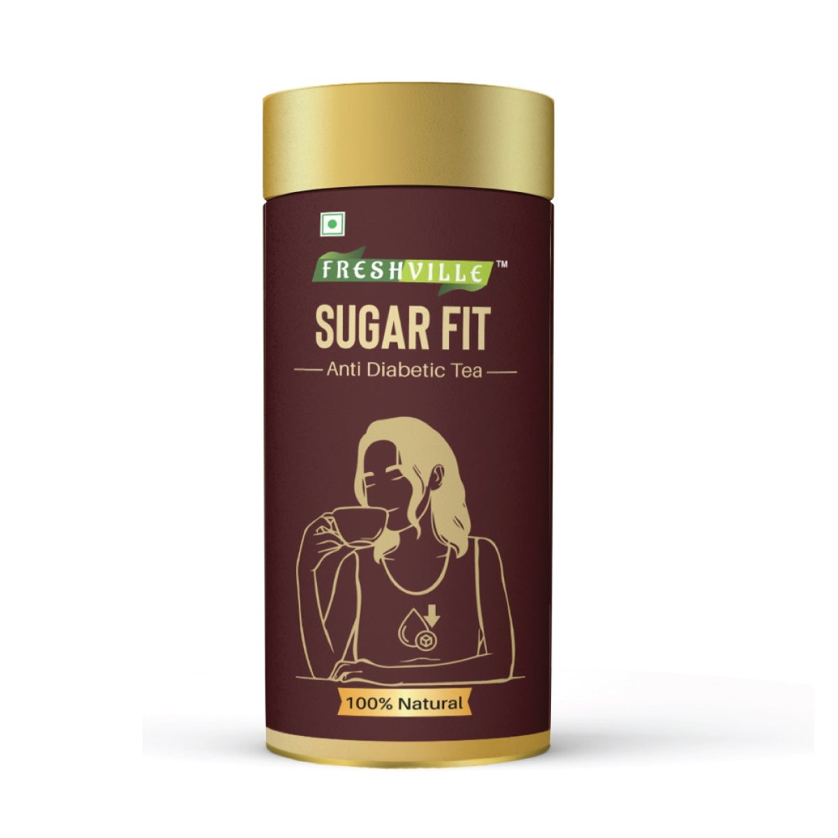 Freshville Sugar Fit Tea | Controls Blood Sugar Level Naturally